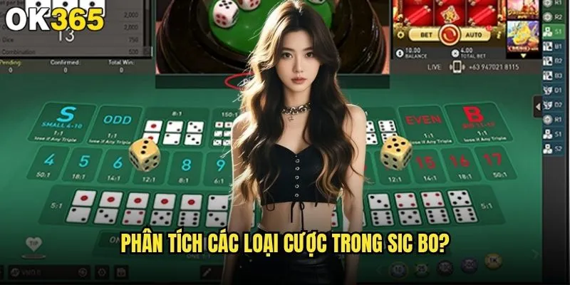 Cược Sic Bo như thế nào để có tỷ lệ thắng cao nhất tại ok365? 1 Phân tích các loại cược trong Sic Bo?
