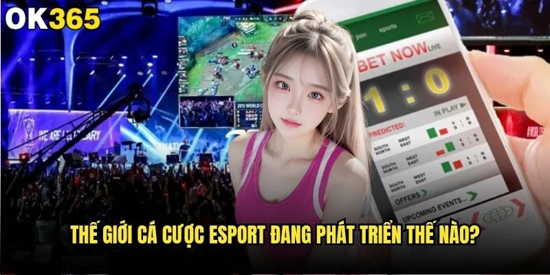 Cá cược Esport có phải xu hướng mới tại ok365? 1 Thế giới cá cược Esport đang phát triển thế nào?